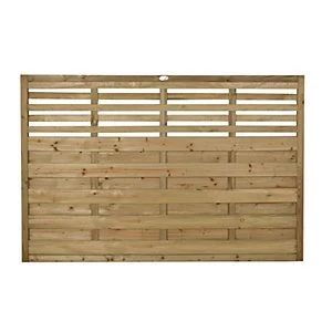 Image of Forest Garden Pressure Treated Kyoto Fence Panel - 6 x 4ft Pack of 5