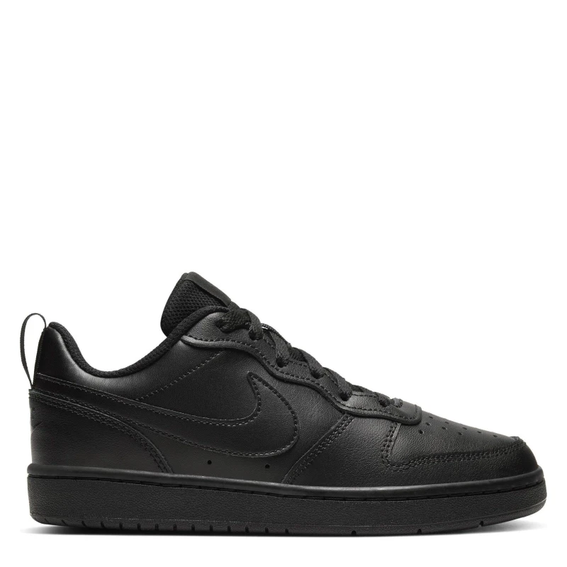 Image of Nike Court Borough Low Recraft Shoe Kids (gs) Black F002 38