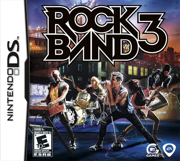 Image of Rock Band 3 Nintendo DS Game