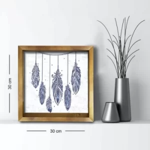 Image of 3030AHS-063 Multicolor Decorative Framed MDF Painting