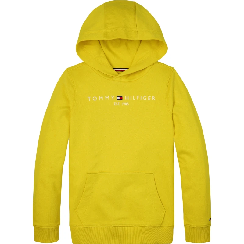 Image of Tommy Hilfiger Tommy Logo Hoodie - Yellow Yellow One Size