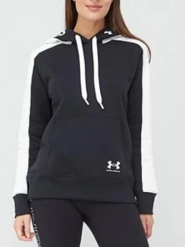 Image of Urban Armor Gear Rival Fleece Graphic CB Hoodie - Black/White, Size L, Women