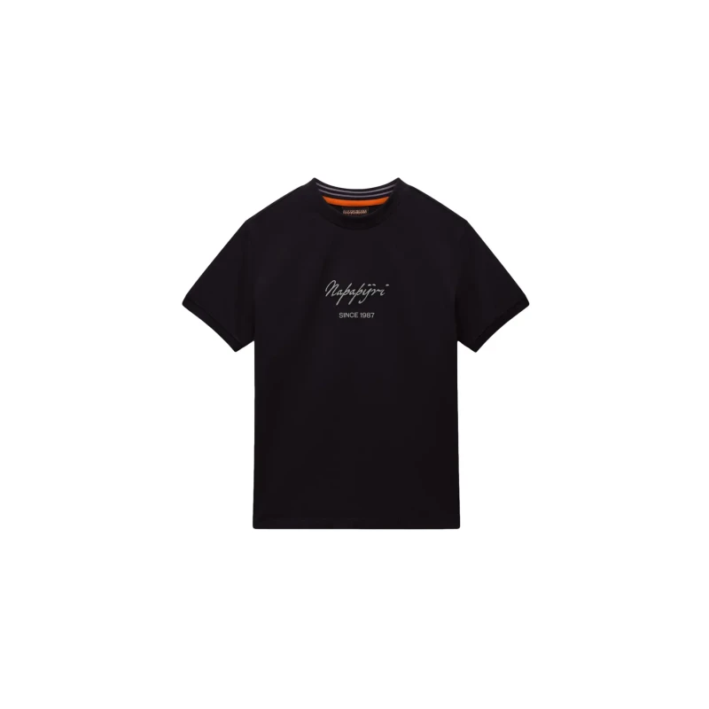 Image of Womens T-Shirt Napapijri Baryte Noir Female S