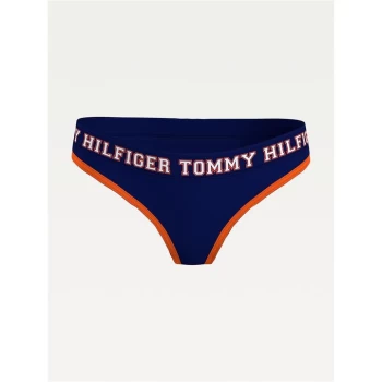 Image of Tommy Bodywear League Bikini Briefs - Navy/Orange