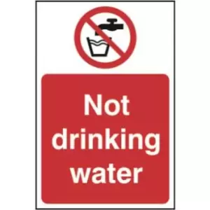Image of Not Drinking Water Sign - Sign - PVC (200 x 300mm)
