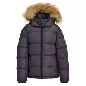 Image of SoulCal Boys 2 Zip Bubble Jacket Junior - Grey