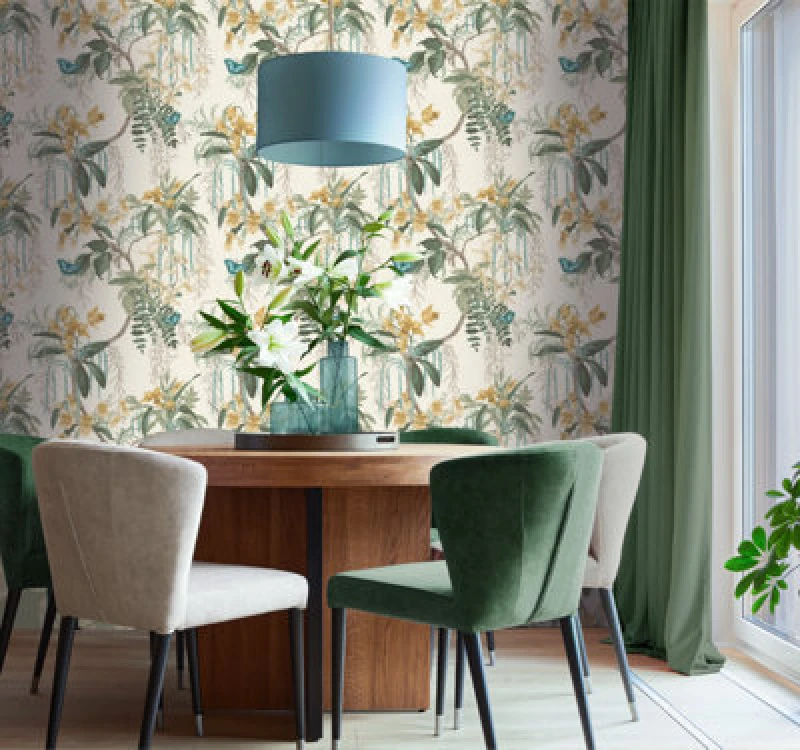 Image of Belgravia Decor Suki Green / Yellow