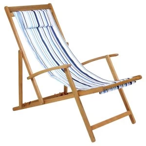 Image of Charles Bentley Deck Chair - Stripes
