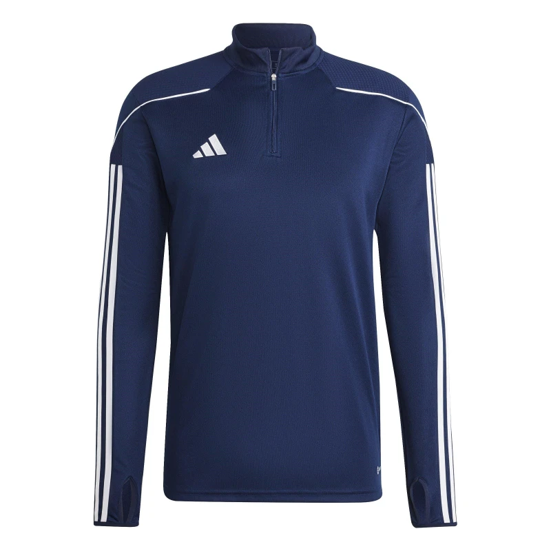 Image of adidas 3 Strip Zip Sn51 1/4 Zip Fleece Tops S Blue 44369319350