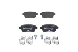 Image of ATE Brake pad set excl. wear warning contact 13.0460-2757.2 Brake pads,Brake pad set, disc brake RENAULT,GRAND SCENIC III (JZ0/1_)