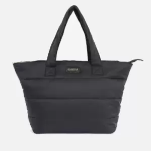 Image of Barbour International Womens Monaco Large Quilt Tote Bag - Black
