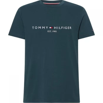 Image of Tommy Hilfiger Logo T Shirt - Mysitc Lake CUB