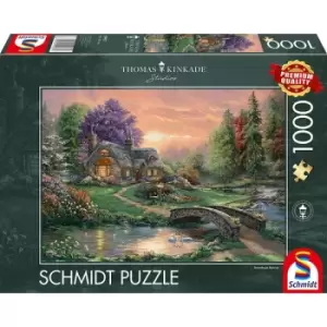 Image of Thomas Kinkade: Sweetheart Retreat 1000 Piece Jigsaw Puzzle