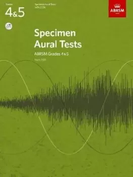 Image of Specimen Aural Tests, Grades 4 & 5 with 2 CDs by ABRSM