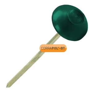 Image of Corrapol-BT Green Corrugated Bitumen Fixings 100Pk