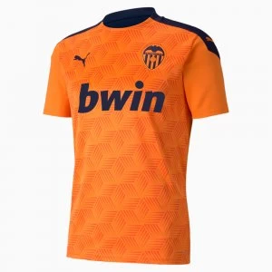Image of PUMA Valencia Cf Away Replica Mens Jersey, Vibrant Orange/Peacoat, size Medium, Clothing