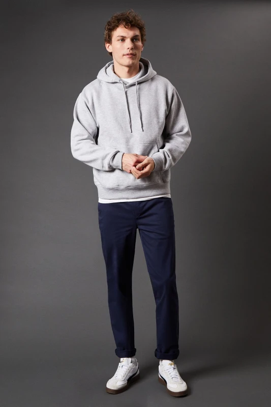 Image of Burton Mens Royal Blue Slim Fit Chino Trousers Royal 34R Male BBB05325