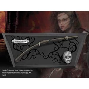 Image of Harry Potter - Bellatrix Wand with Wall Display and Mini Mask