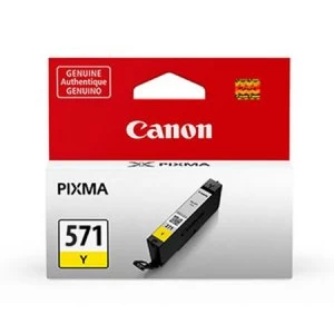 Image of Canon CLI571 Yellow Ink Cartridge
