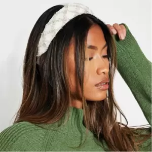 Image of I Saw It First Boucle Headband - Nude
