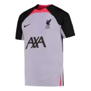 Image of 2022-2023 Liverpool Training Shirt (Purple Dawn) - Kids
