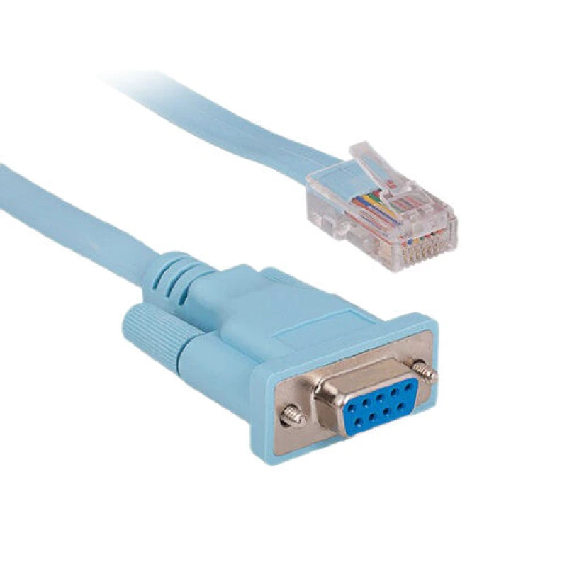 Image of Cablenet Cablenet 2.1m Blue Console Cable DB9 Female - RJ45 Male 34-5021
