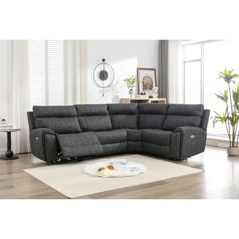 Image of Furniture One Rattan Garden Storage Box With Lid - Grey A257-UK-AB