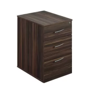 Image of Avior Executive Under Desk Pedestal 435x565x700mm Dark Walnut KF90612