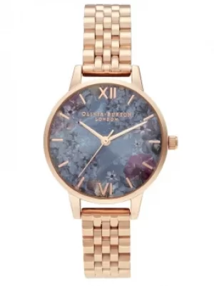 Image of Olivia Burton Under The Sea Rose Gold Plated Bracelet Watch OB16US25