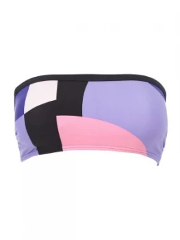 Image of Kate Spade New York Limelight bandeau bikini top Multi Coloured