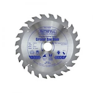 Image of Faithfull TCT Circular Saw Blade 152 x 20 mm x 24T
