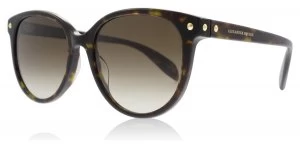Image of Alexander McQueen AM0072S Sunglasses Havana 002 54mm
