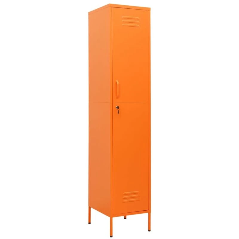 Image of VIDAXL Locker Cabinet Orange 35x46x180cm Steel Vidaxl 8720286565674