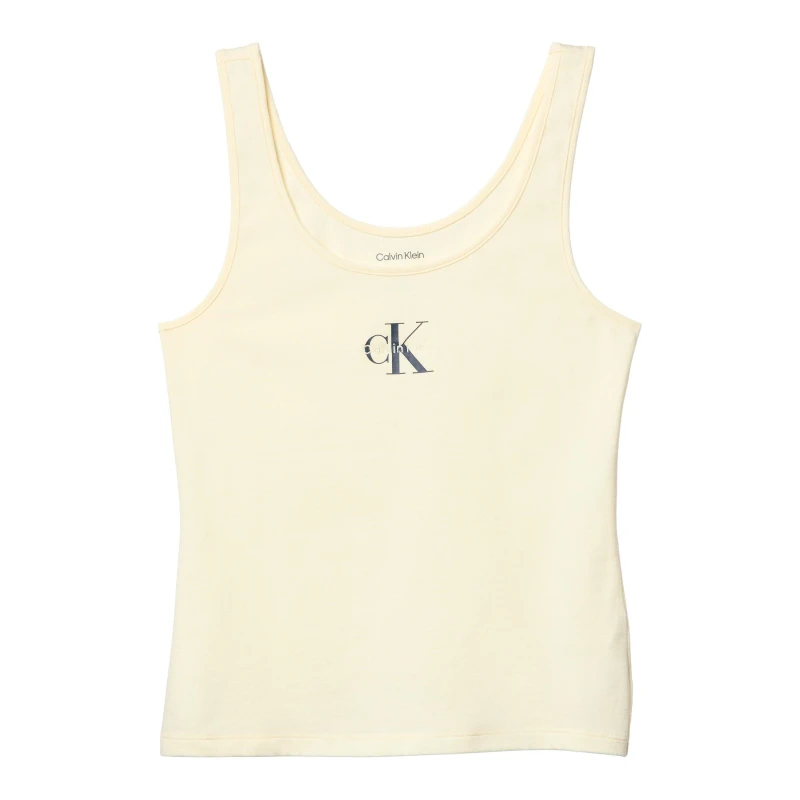 Image of Calvin Klein Calvin Logo Vest Ld62 Pear Sorbet female 8 (XS)