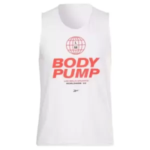 Image of Reebok Les Mills BodyPump Tank Top Mens - White