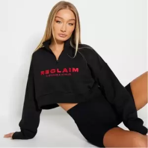 Image of I Saw It First Reclaim Sustainable Staples Embroidered - Black