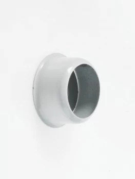 Image of Wickes Interior Concealed Rod Sockets - 25mm White Pack of 2