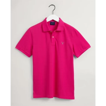 Image of Gant Original Pique Short Sleeve Polo Shirt - Peacock 619