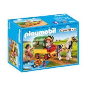 Image of Playmobil Country Picnic with Pony Wagon (6948)
