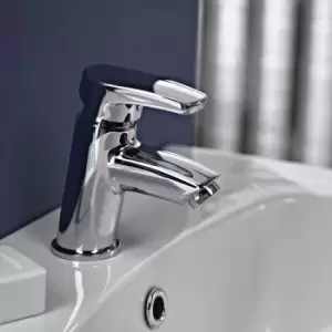 Image of Orta Basin Mixer Tap With Clicker Waste - Chrome - Bristan