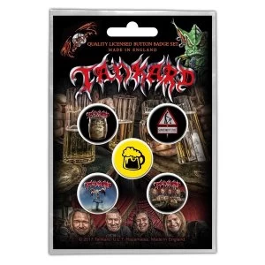 Image of Tankard - One Foot in the Grave Button Badge Pack