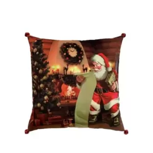 Image of The Spirit Of Christmas SOC Santa Cushion 24 - Red