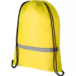 Image of Bullet Adults Unisex Orile Safety Drawstring Backpack (One Size) (Yellow)