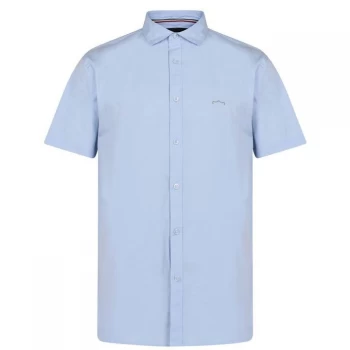 Image of 883 Police Prime Short Sleeve Shirt - Sky Blue