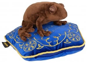 Image of Harry Potter Chocolate Frog With Cushion Stuffed Figurine blue brown