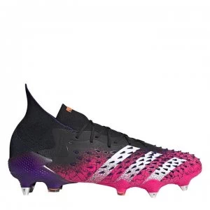 Image of adidas Predator Freak .1 SG Football Boots - Black/ShockPink