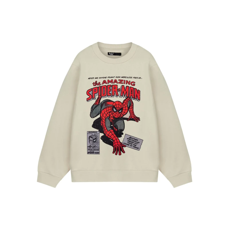 Image of Marvel Sweatshirt Beige male