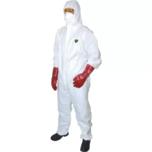 Image of Guard Master+ Disposable Hooded White Coveralls (3XL)