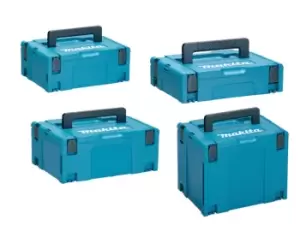 Image of Makita Makpac Pack of 4 Connector Case Type 1 2 3 and 4