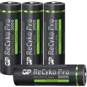 Image of GP Batteries ReCyko+Pro Photo HR06 AA battery (rechargeable) NiMH 2000 mAh 1.2 V 4 pc(s)